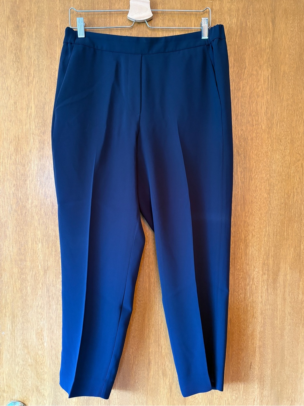 J.Crew crepe pull-on capri, navy, 12